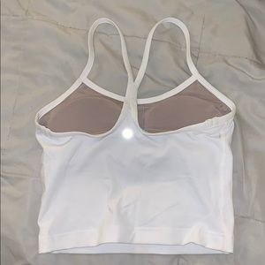 Lululemon white crop tank